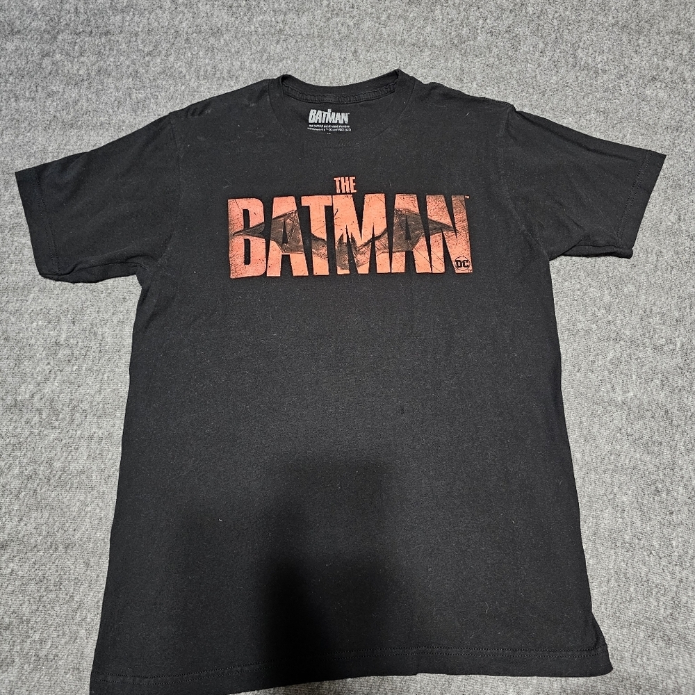 The Batman 2022 Movie Promo Graphic T-Shirt Black  L